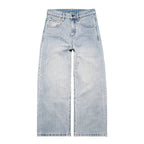 Pinstripe Denim Jeans